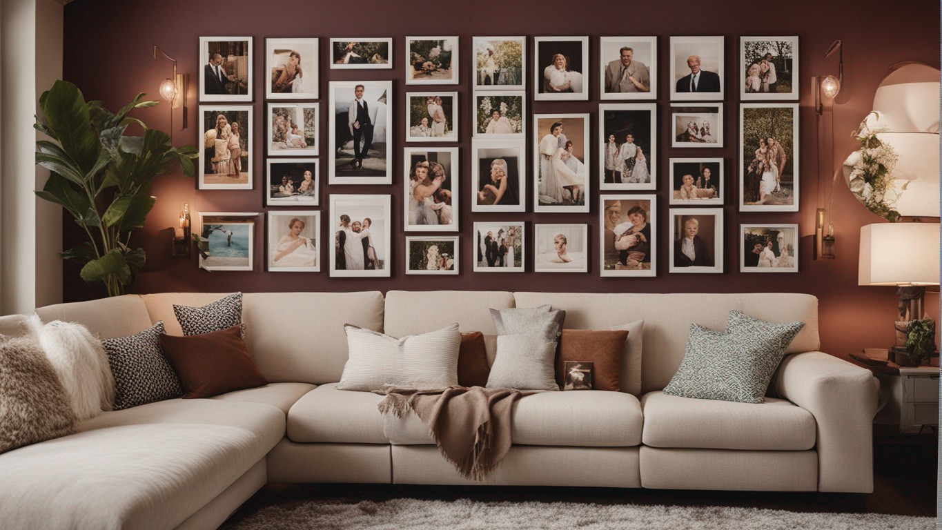 Diy C Mo Crear Un Mural De Fotos Para Tu Sala Hablemos De Belleza