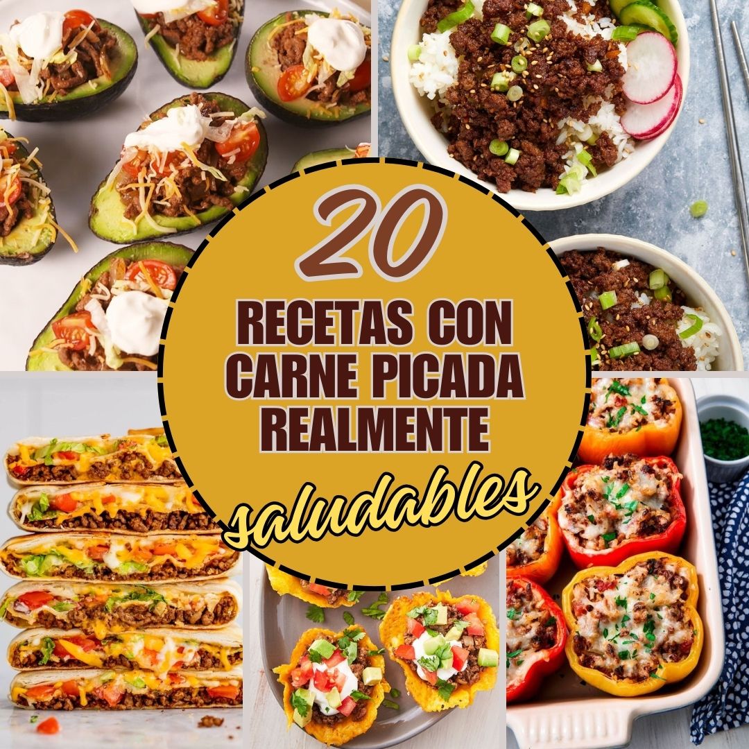 Carne picada para todos 20 recetas saludables fáciles y para todos