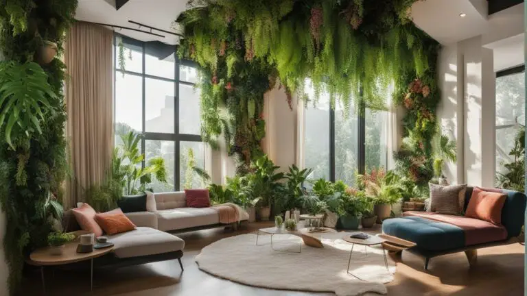 con un jardin vertical en casa