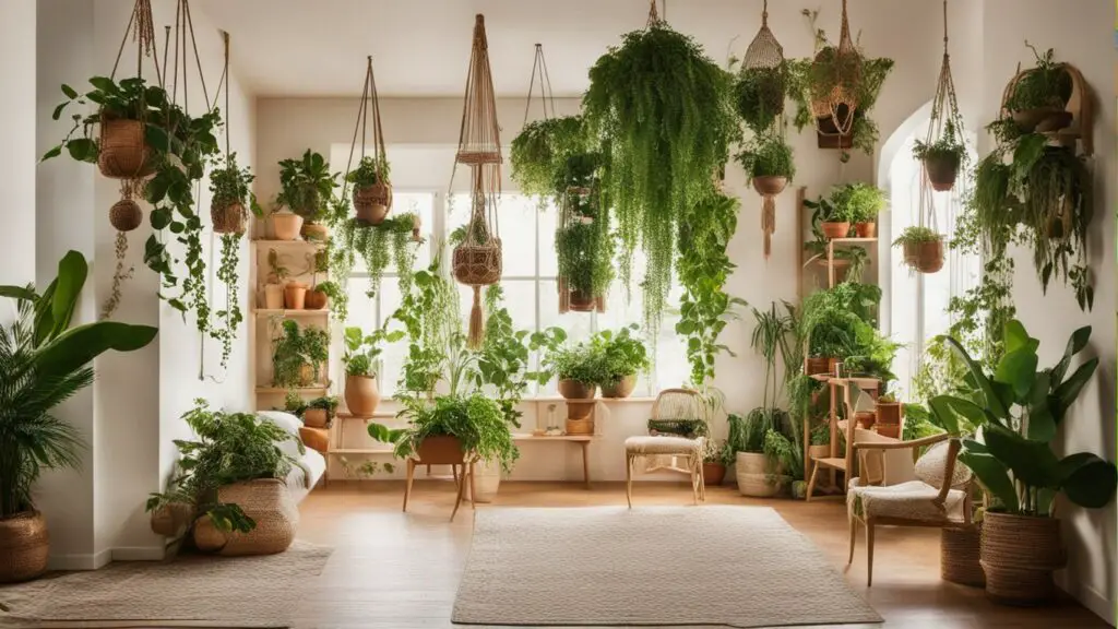 decoracion de interior con plantas