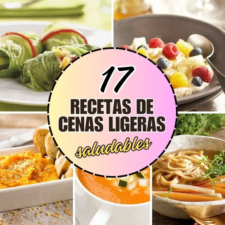 recetas de cenas ligeras