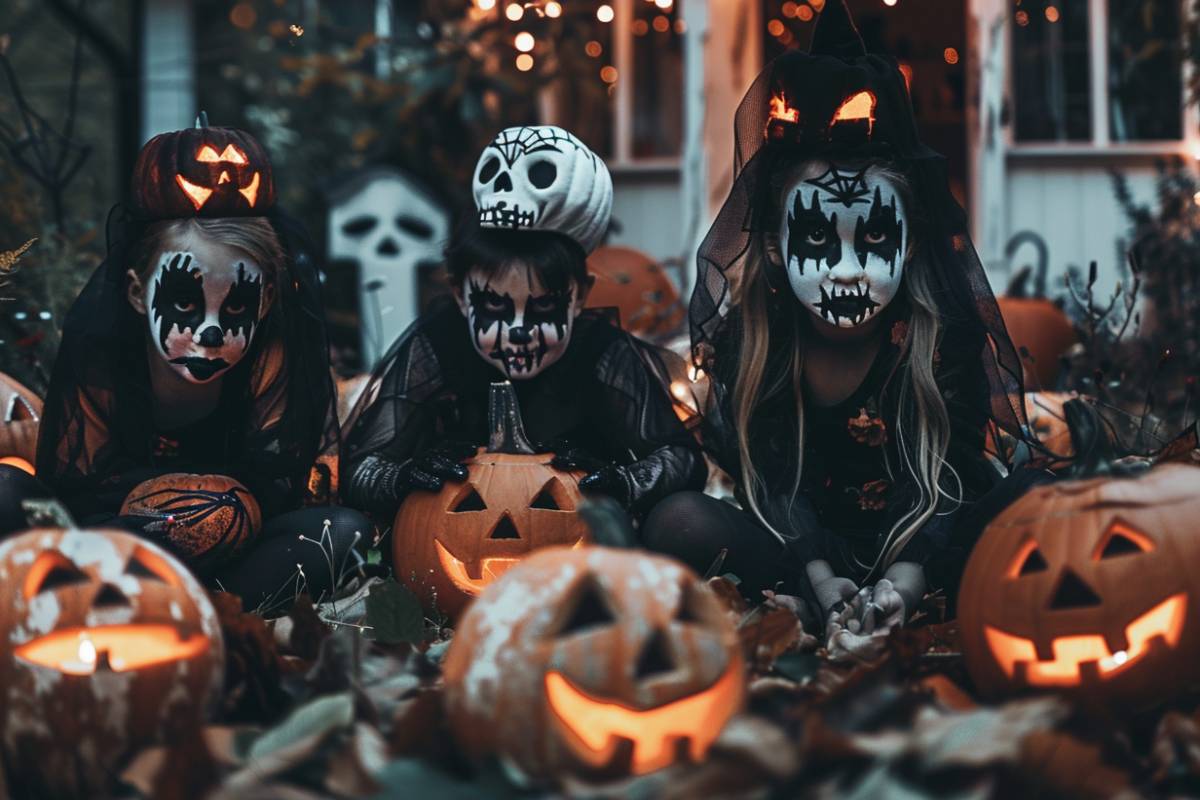 Ideas de Maquillaje de halloween para niños