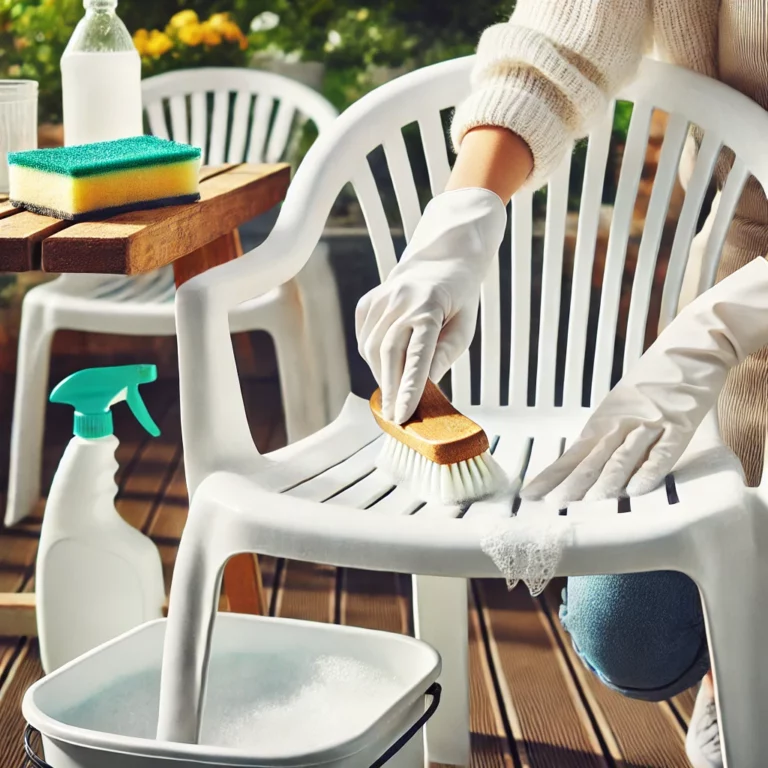 Cómo Limpiar Sillas de Jardín de Plástico Blanco