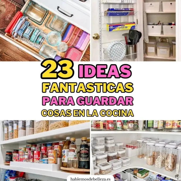 ideas para guardar cosas en la cocina