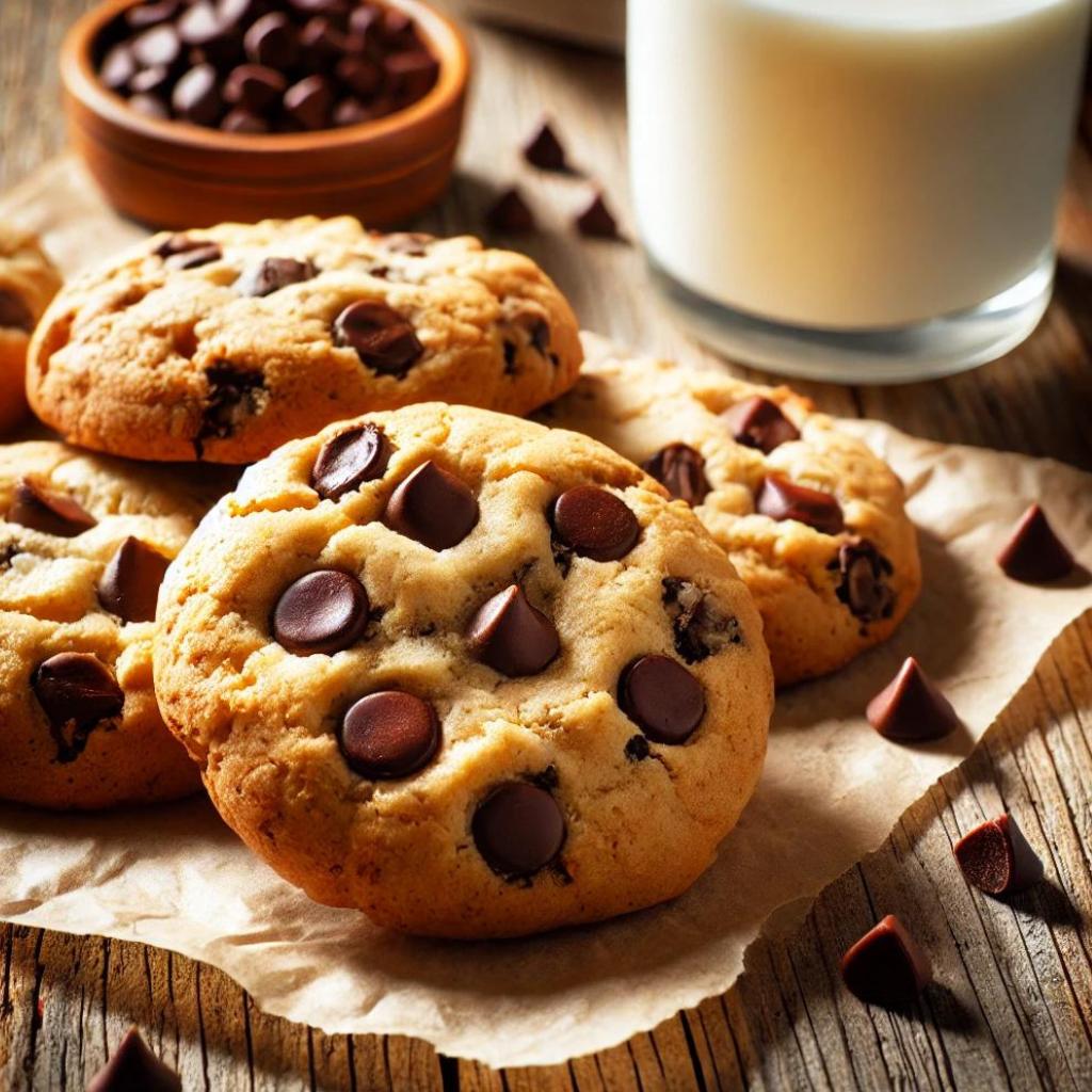 receta de cookies con chips de chocolate