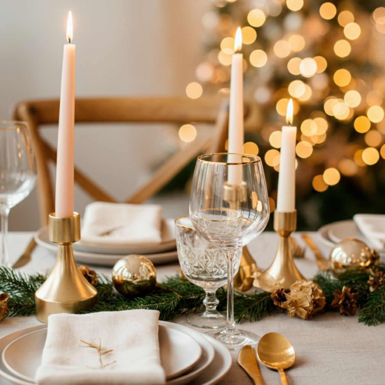 Decoraciones para Mesas de Navidad Fáciles y Económicas