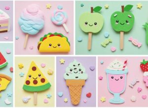 Ideas de Alimentos Usando Palitos de Helado