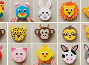 Ideas de Manualidades para Niños Usando Tapones