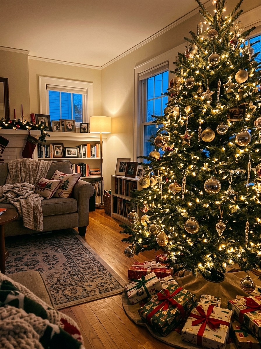 Árbol de Navidad 2026: cristal y espejo