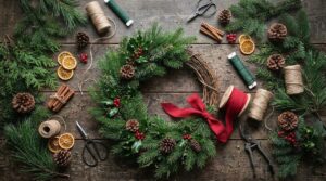 Coronas de Navidad caseras: 12 ideas fáciles para tu puerta