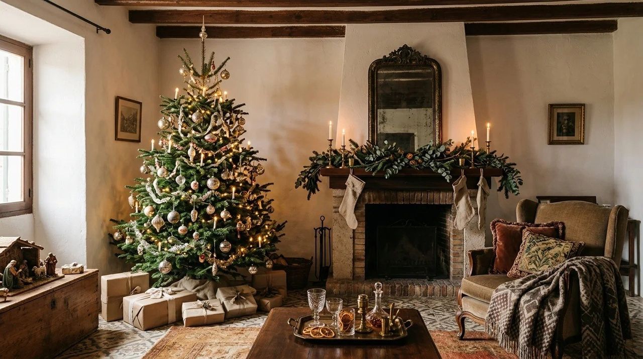 Decoración navideña vintage: 12 ideas con adornos antiguos y mucho encanto