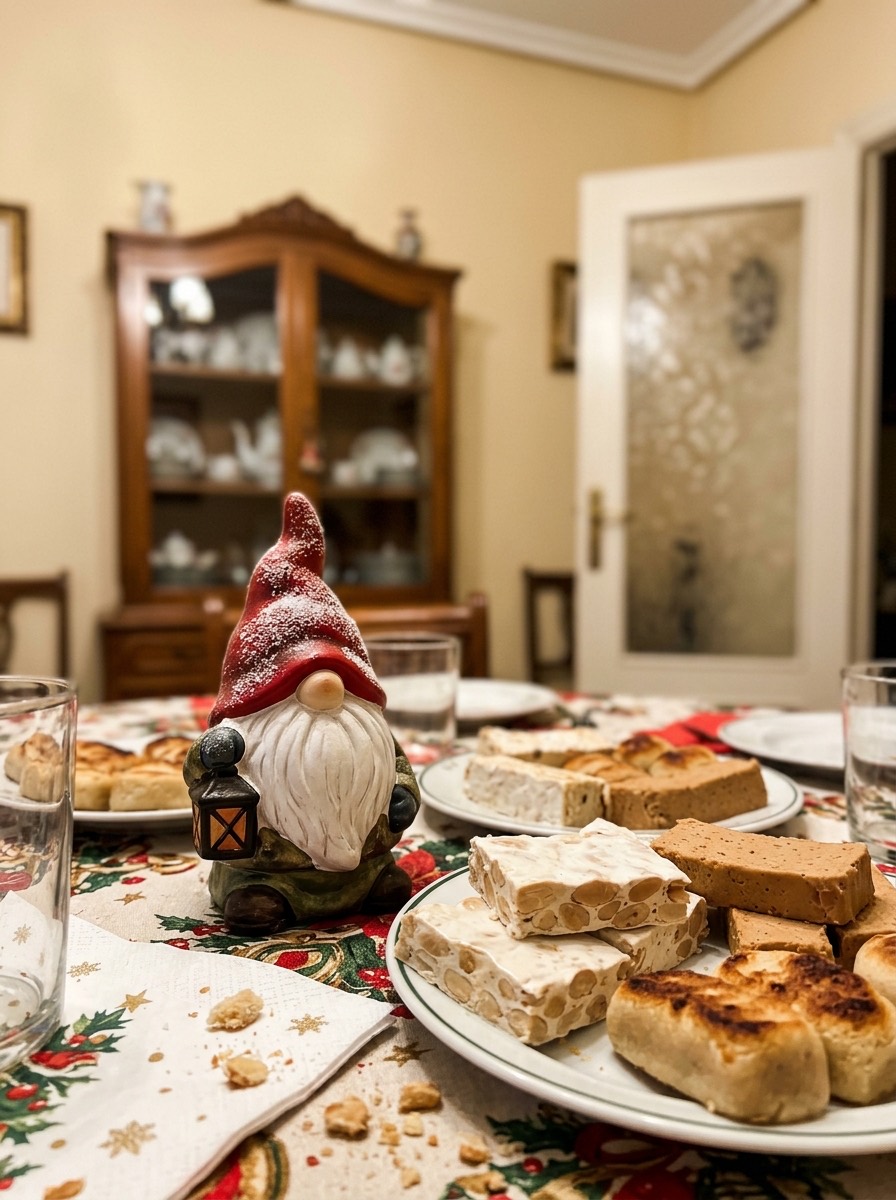 Gnomo navideño DIY: gnomo de cerámica pintado