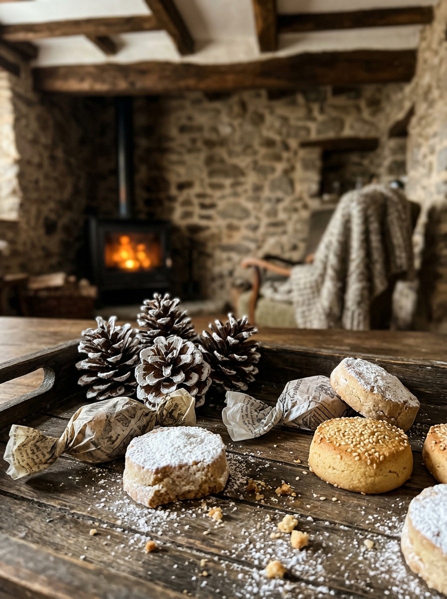 Manualidades con piñas para Navidad: piñas nevadas con pintura blanca