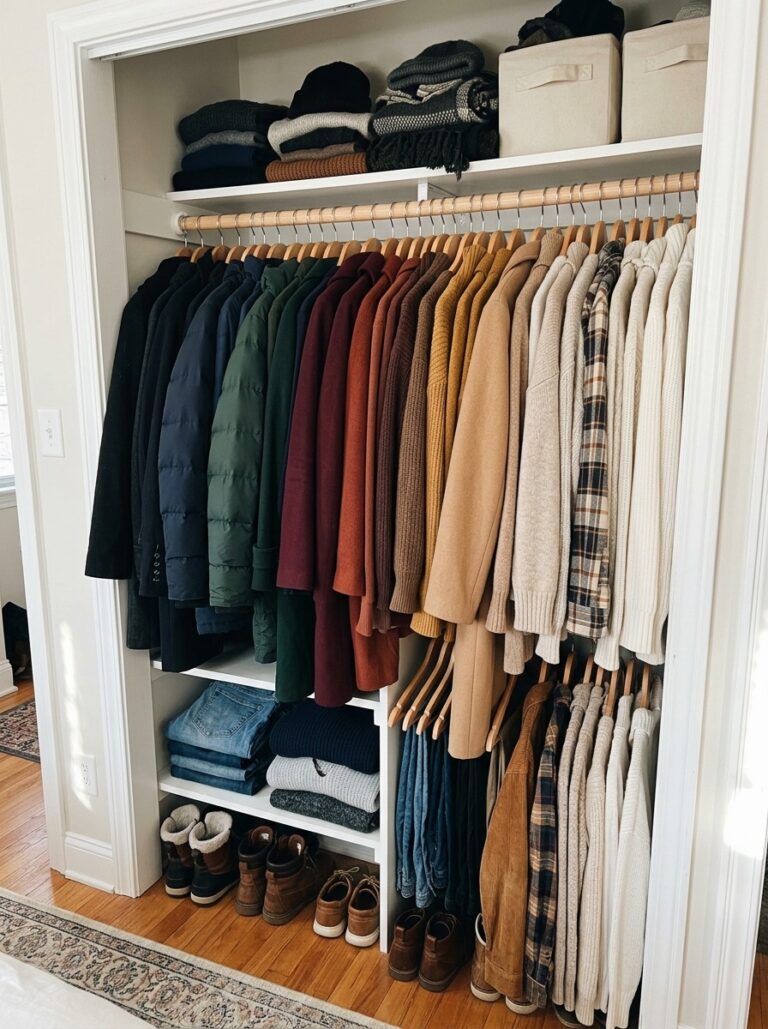 15 ideas para organizar el armario en invierno y encontrar todo en segundos