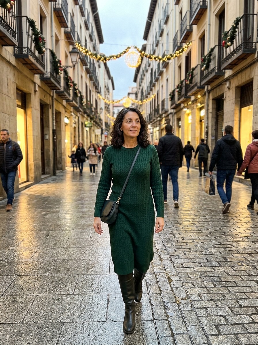 Outfit de Navidad para mujeres maduras 1