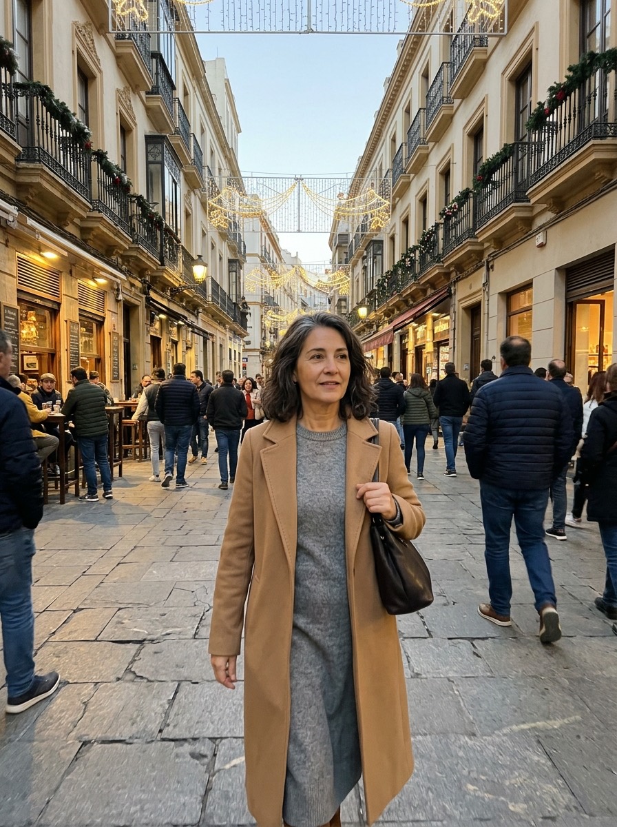 Outfit de Navidad para mujeres maduras 4