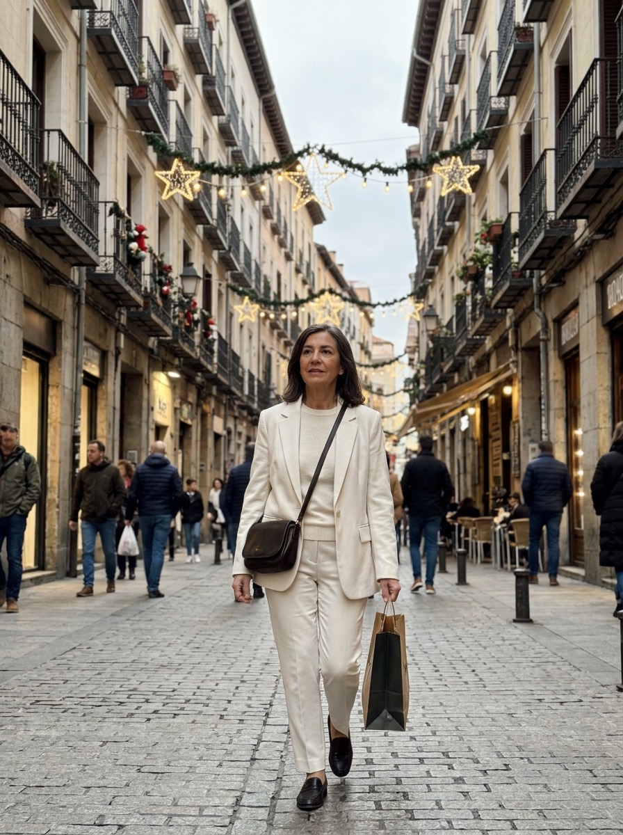 Outfit de Navidad para mujeres maduras 7