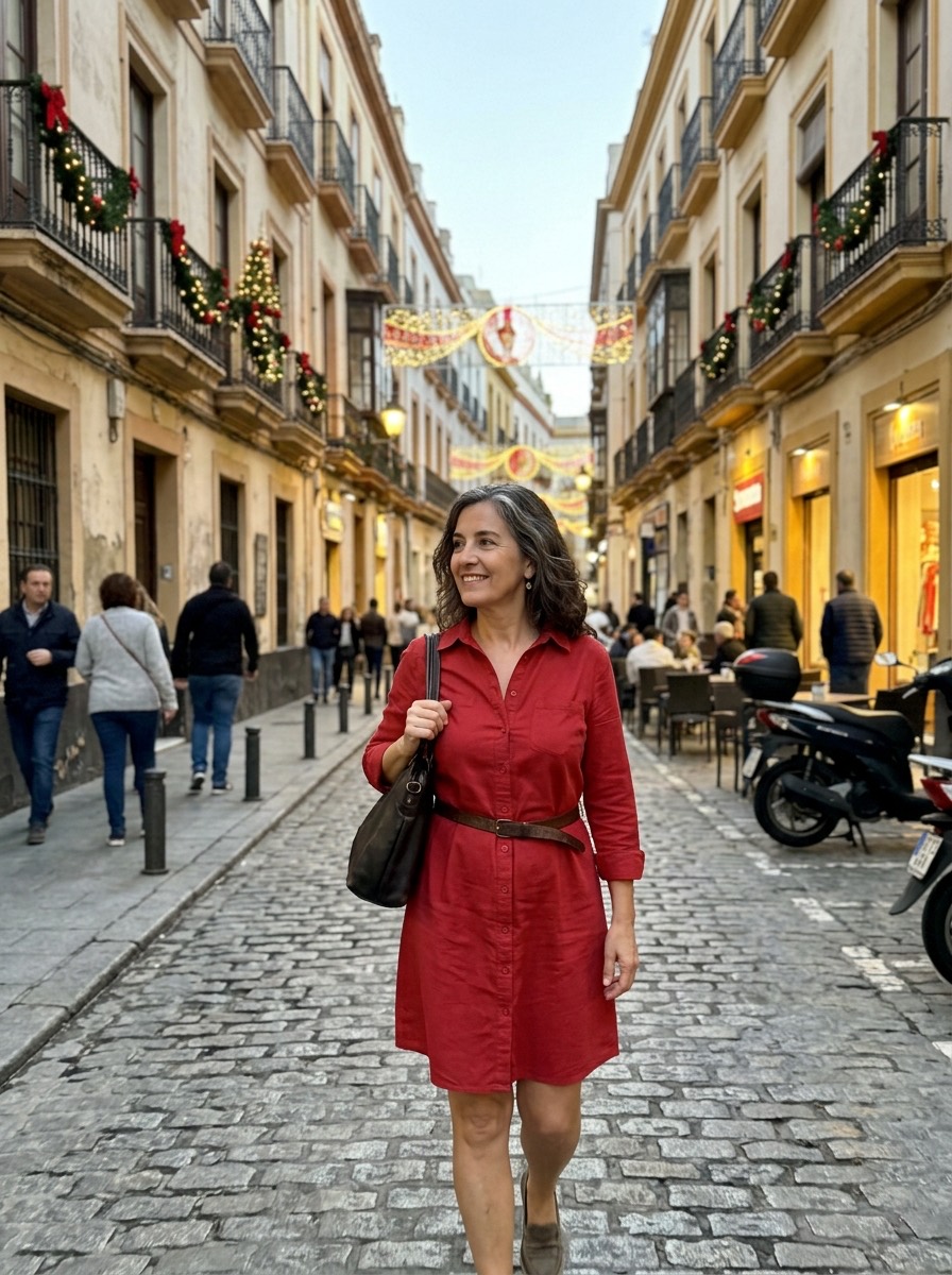 Outfit de Navidad para mujeres maduras 8