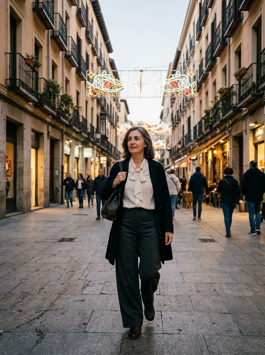 Outfit de Navidad para mujeres maduras 9