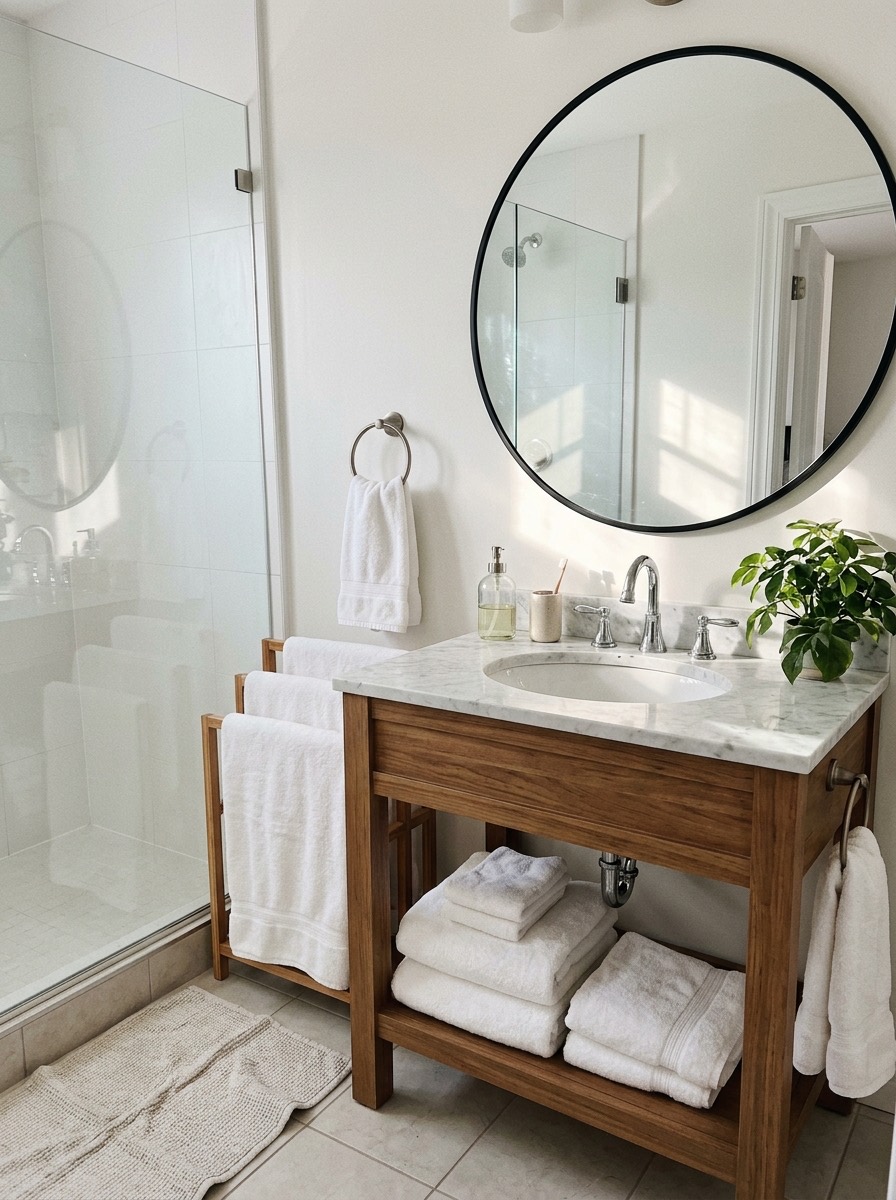 Truco de limpieza para la casa antes de Navidad: baño reluciente en pocos minutos